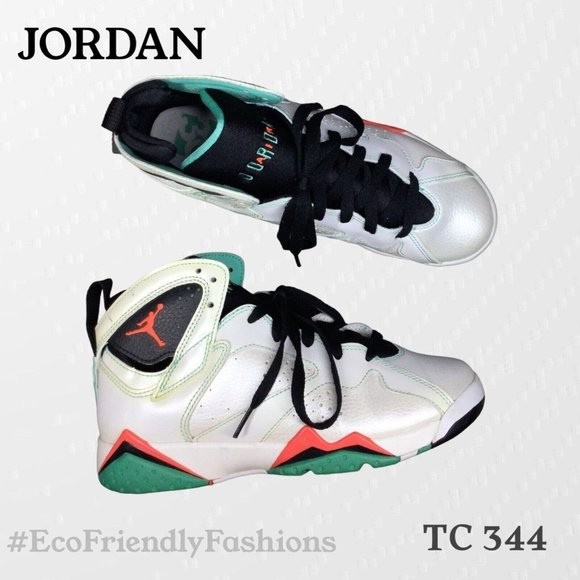 2015 Air Jordan 7 GS 'Verde'705417-138 Size Youth 6.5